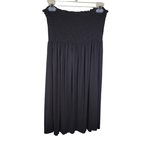 Buzy Collection black smock strapless top Size Medium - Picture 6 of 6